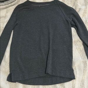 Dark Gray Long Sleeve Top